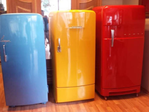 ikinci el renkli mini buzdolabı
