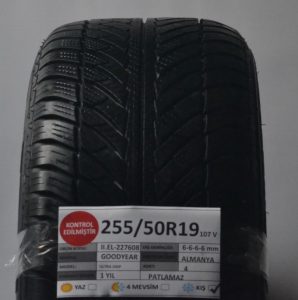 ikinci el 500 gr ile 30 kg arasında dolum makinesi 4 2.el Goodyear 25550R19 107V Kış Lastiği