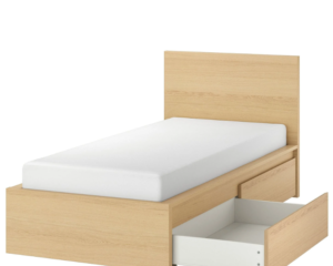 Gizli çekmeceli yemek masası ikinci el 2500 TL 10 İKİNCİ EL MALM/LÖNSET KARYOLA YATAK (2 Çekmeceli Karyola)